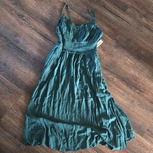 Teal Spaghetti Strap Dress